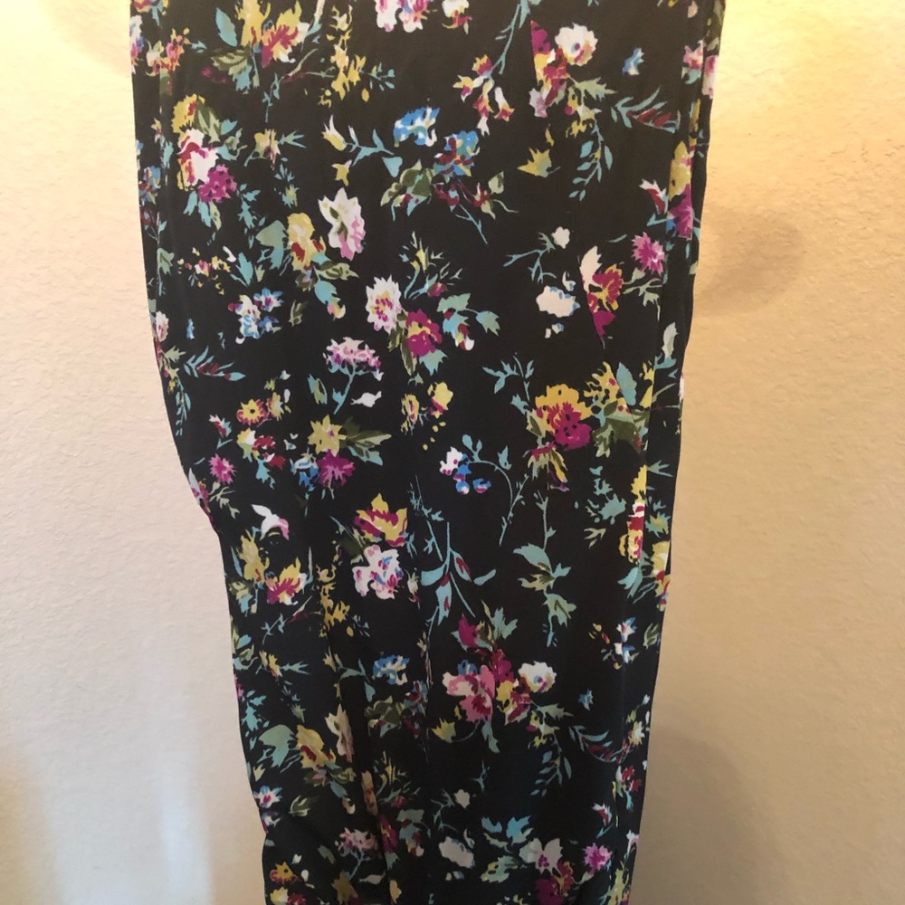 Floral joggers.